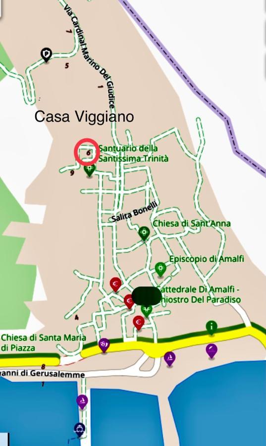 Апартаменты Casa Viggiano In The Heart Of Амальфи Экстерьер фото